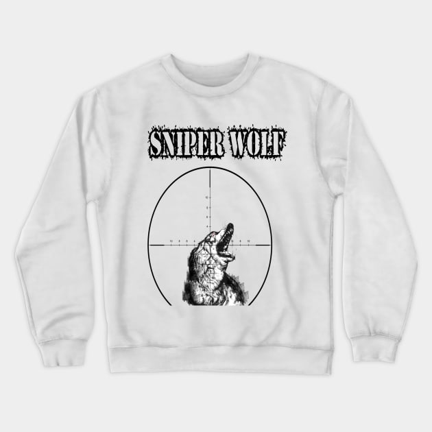 Sniper Wolf Crewneck Sweatshirt by Egy Zero